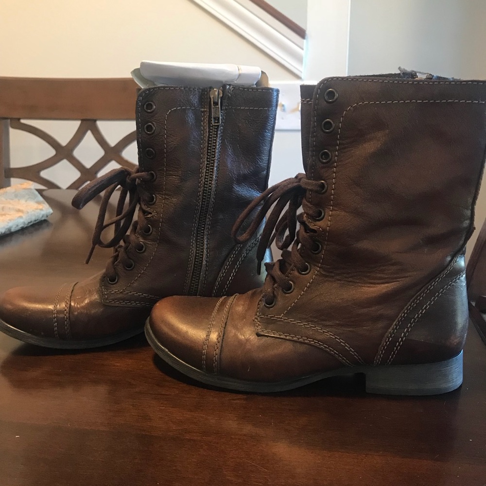 Steve Madden Troopa Boots • 8.5 • Brown
